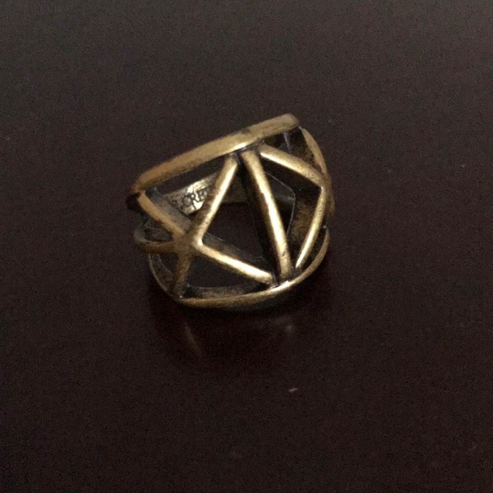 J. Crew Gold Statement Ring
